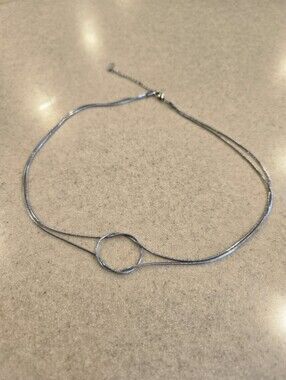 Snake Chain Infinity Necklace.